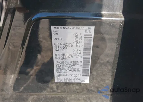 2014 Infiniti Qx60 from USA, damaged, VIN 5N1AL0MN8EC513399